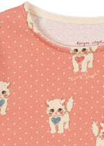 ELLA LS TEE GOTS - CIAO MIAO ROSE