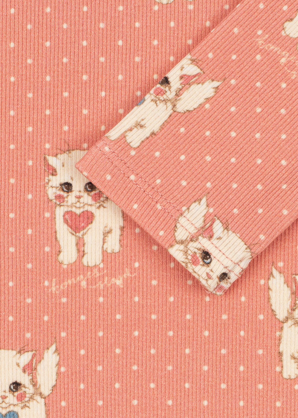 ELLA LS TEE GOTS - CIAO MIAO ROSE
