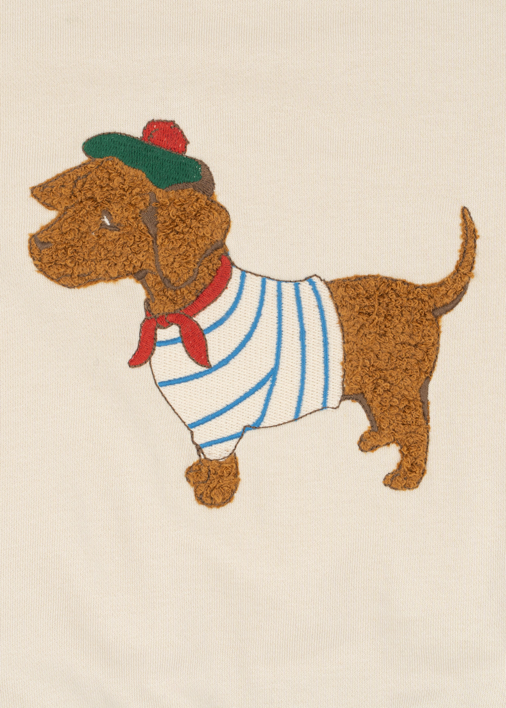 SPOTTY SWEATSHIRT GOTS - Brown Rice