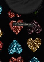 CUORE DRESS - AMOUR SEQUIN