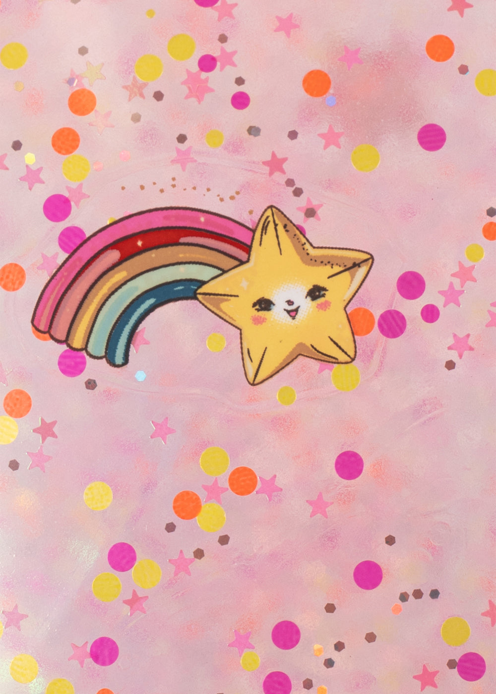 GLITTER JUMP BALL - RAINBOW