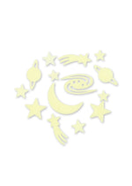 GLOW IN THE DARK WALL STICKERS - MULTI