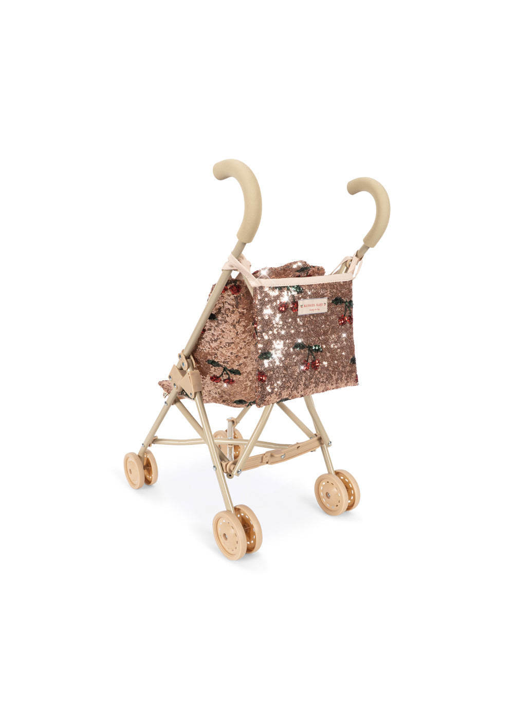 SPARKLY DOLL STROLLER - CHERRY SEQUIN