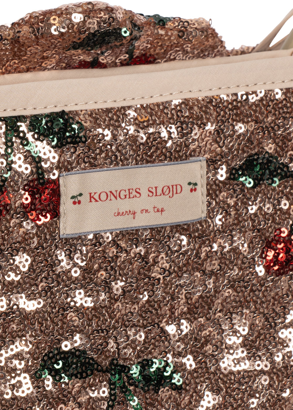 SPARKLY DOLL STROLLER - CHERRY SEQUIN