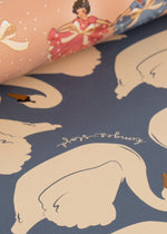 WRAPPING PAPER - BOW BALLERINA BLUSH