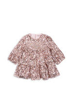 Lila Sequins Dress Grey/Rosa