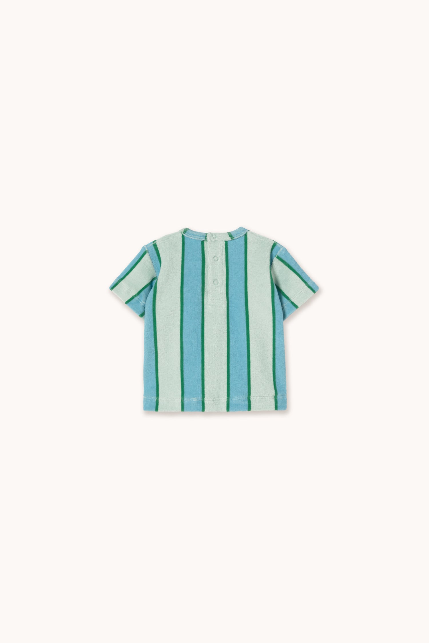 RETRO STRIPES BLUE TOWEL BABY TEE