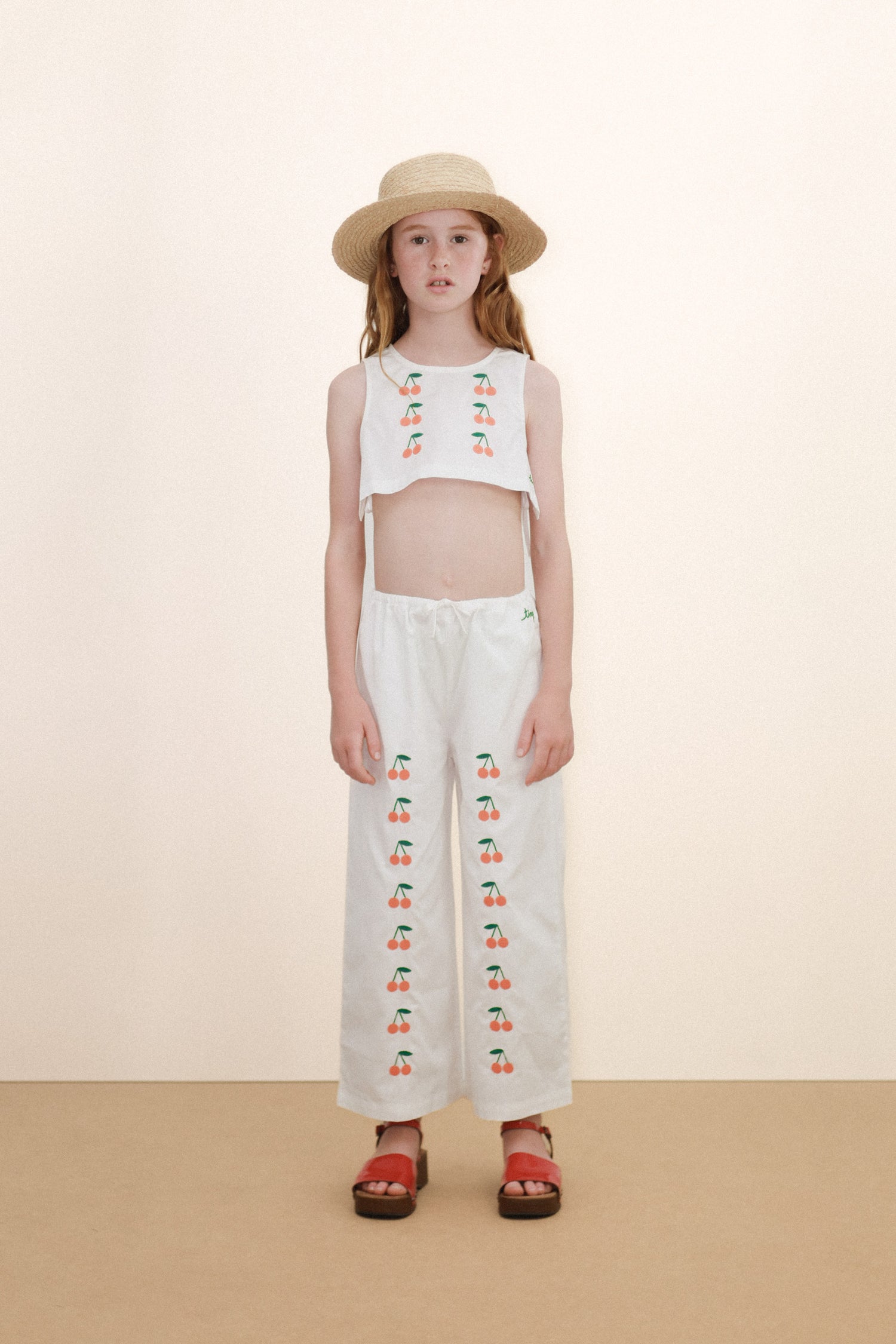 MINI CHERRIES TWILL TOP