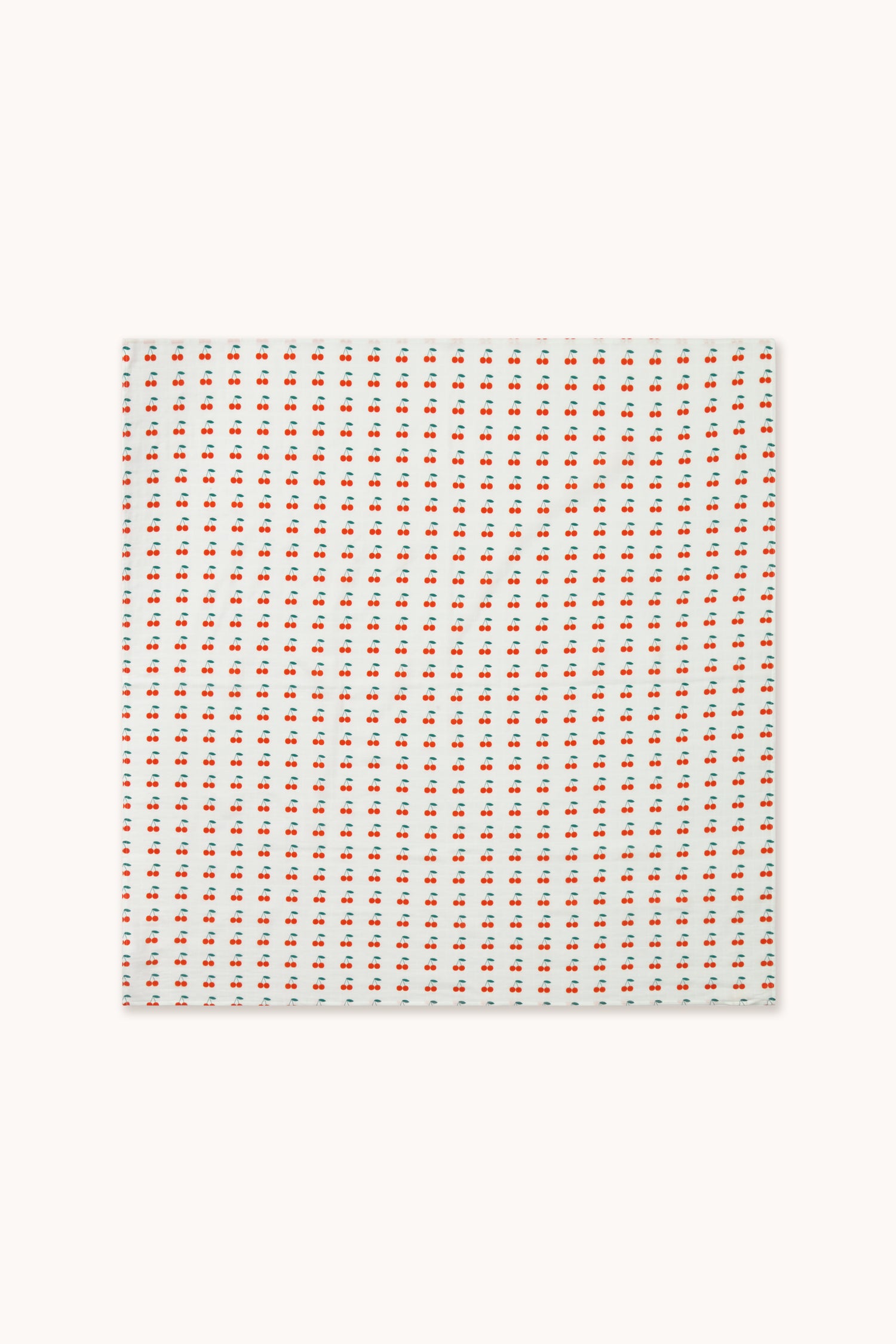 CHERRIES SWADDLE - OFF WHITE