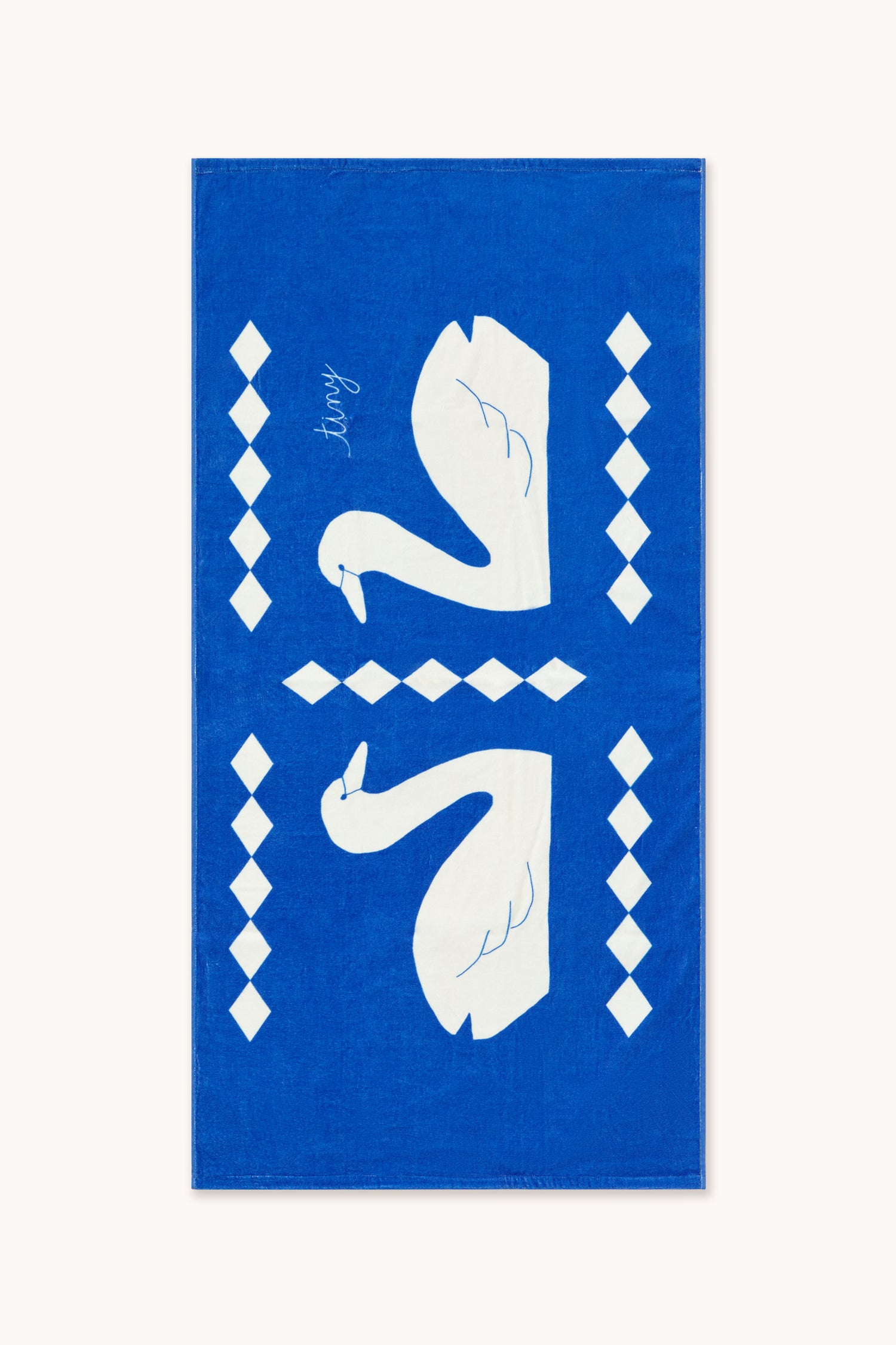 SWANS TOWEL - BLUE