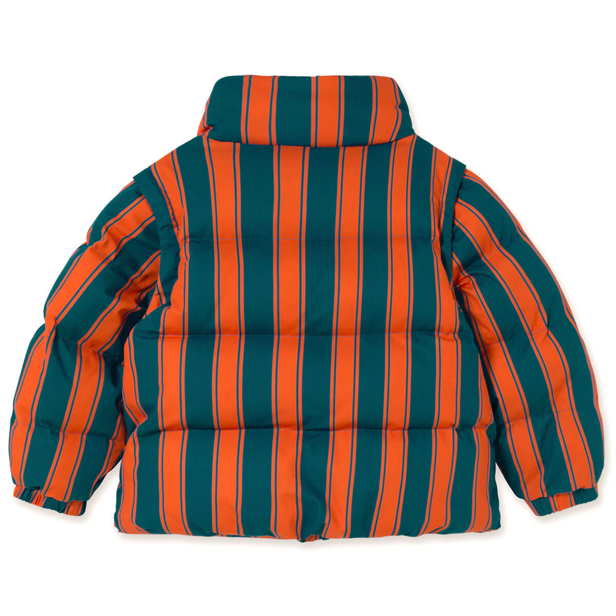 RETRO STRIPES SHORT PADDED JACKET