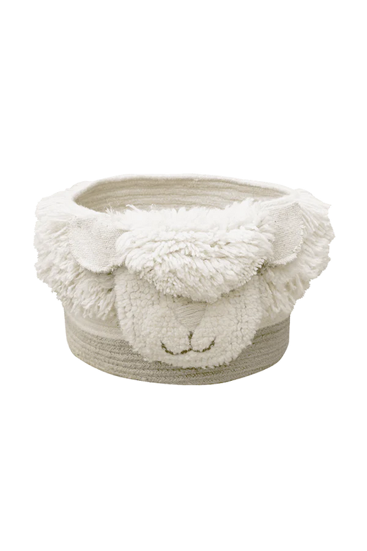 WOOLABLE BASKET PINK NOSE SHEEP