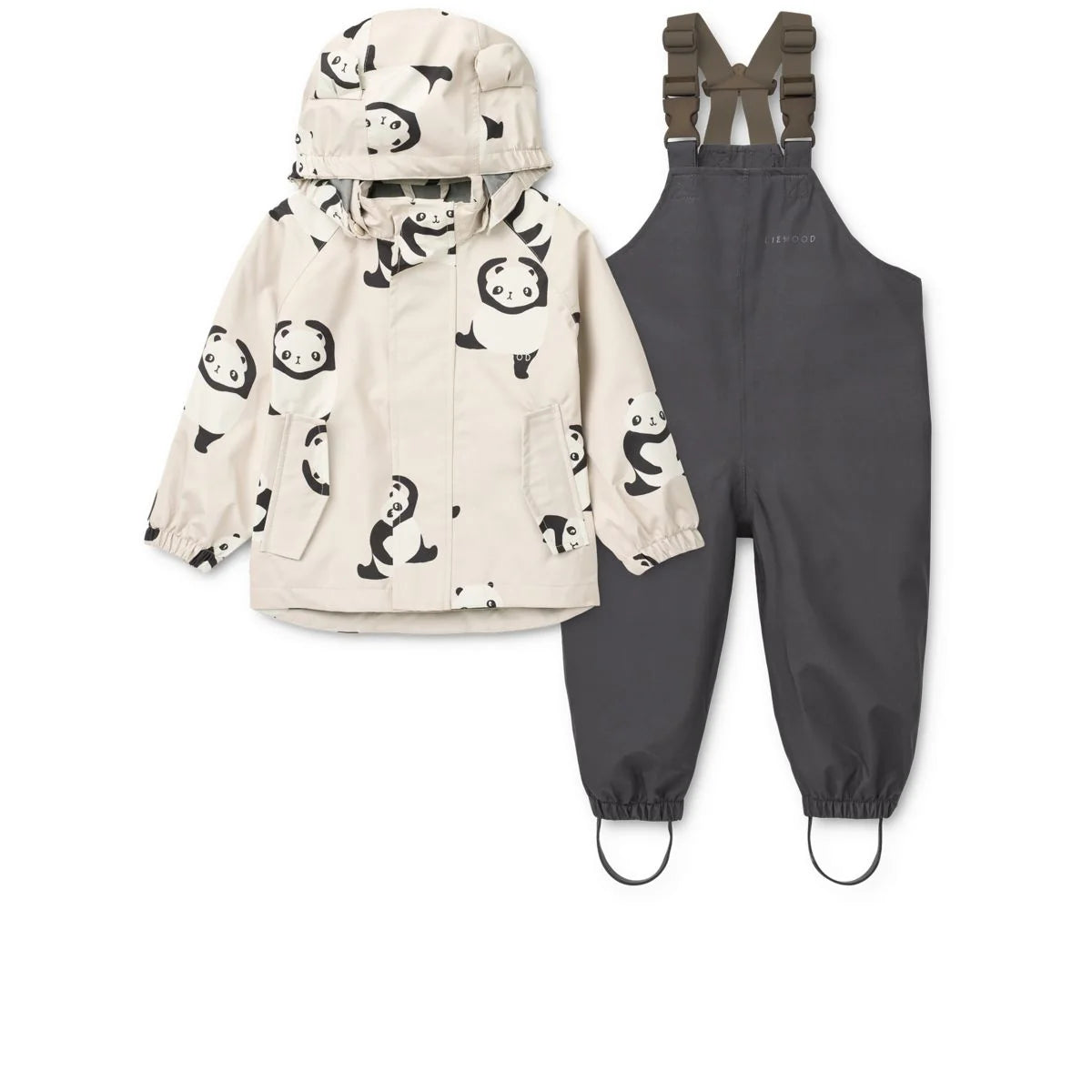 MANU RAINWEAR SET - PANDA / SANDY