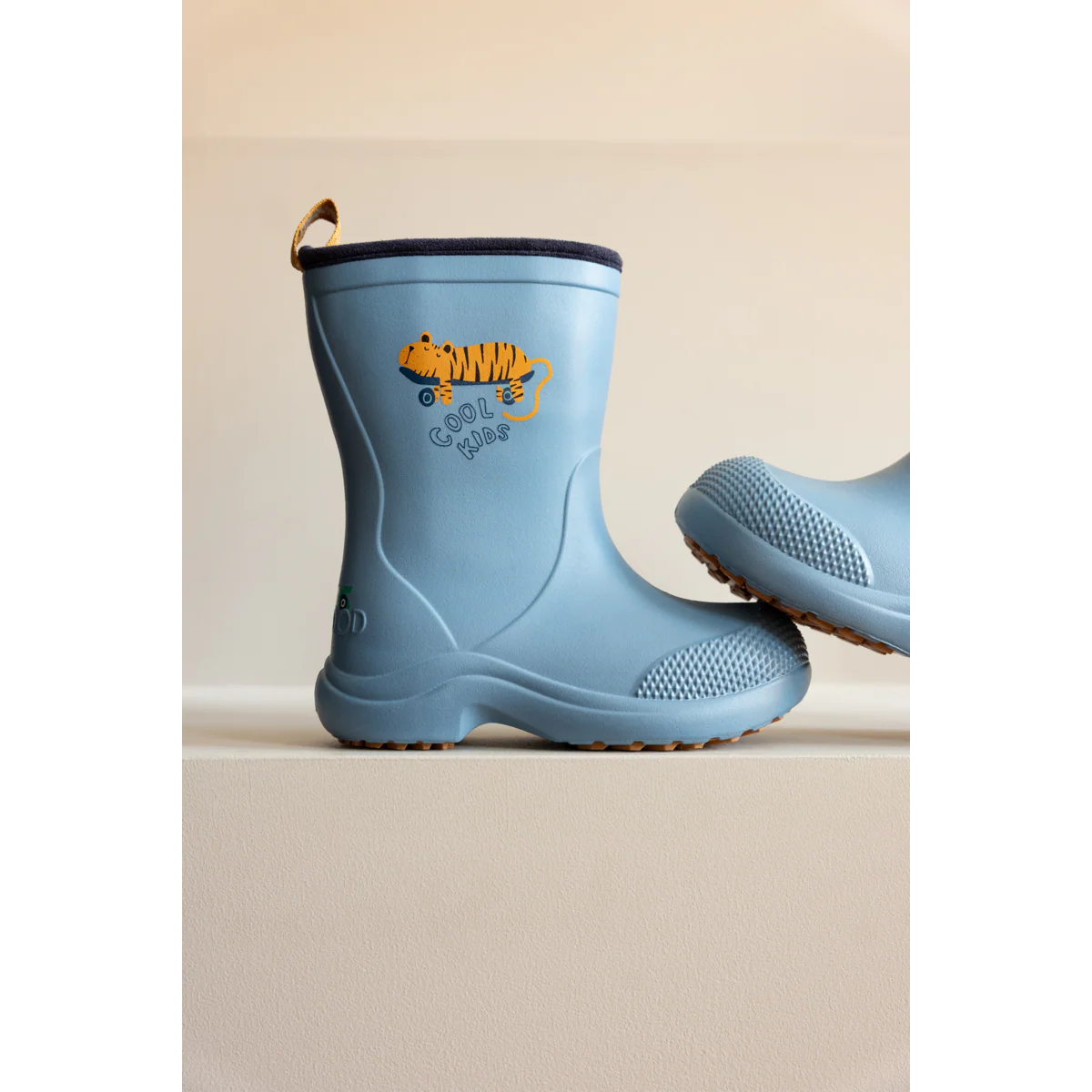 ASTON RAIN BOOTS - TIGER / BEACH BLUE