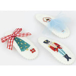 EMBROIDERED NUTCRACKER HAIR CLIPS (X 5) – Meri Meri, view 2