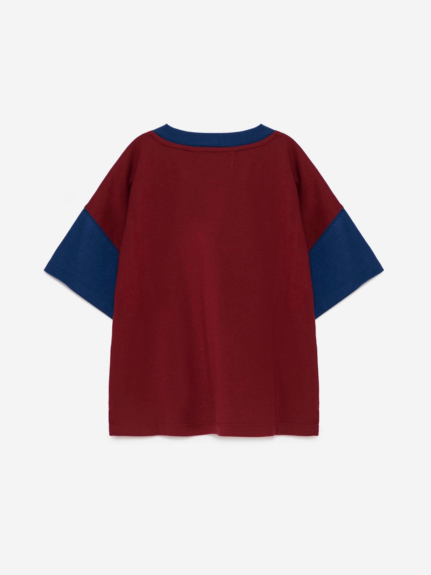 T-SHIRT Nº18 BURGUNDY RED