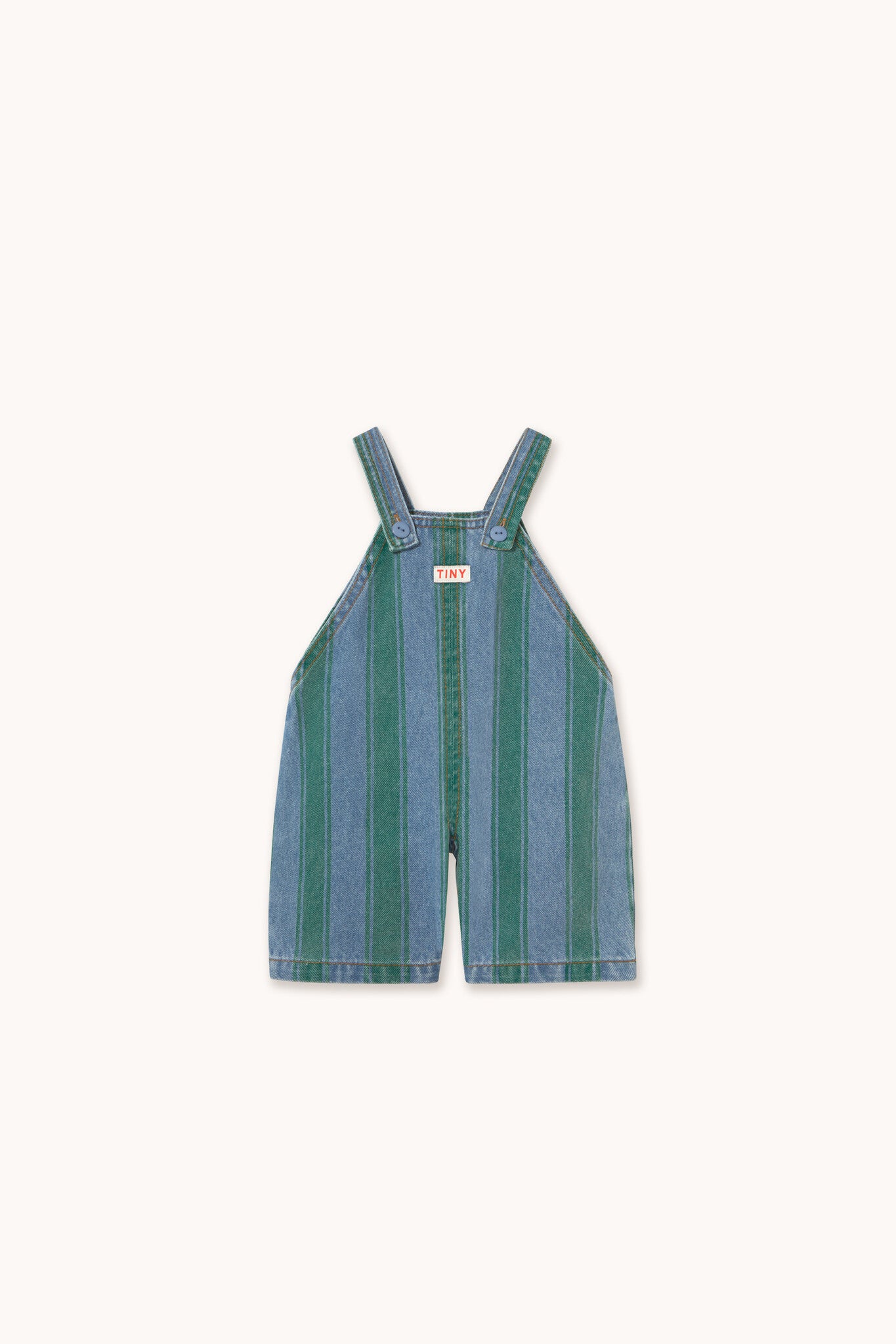 Retro Stripes Baby Denim Dungaree