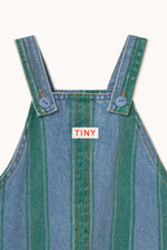 Retro Stripes Baby Denim Dungaree