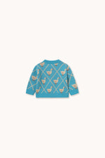 SWANS BABY CARDIGAN