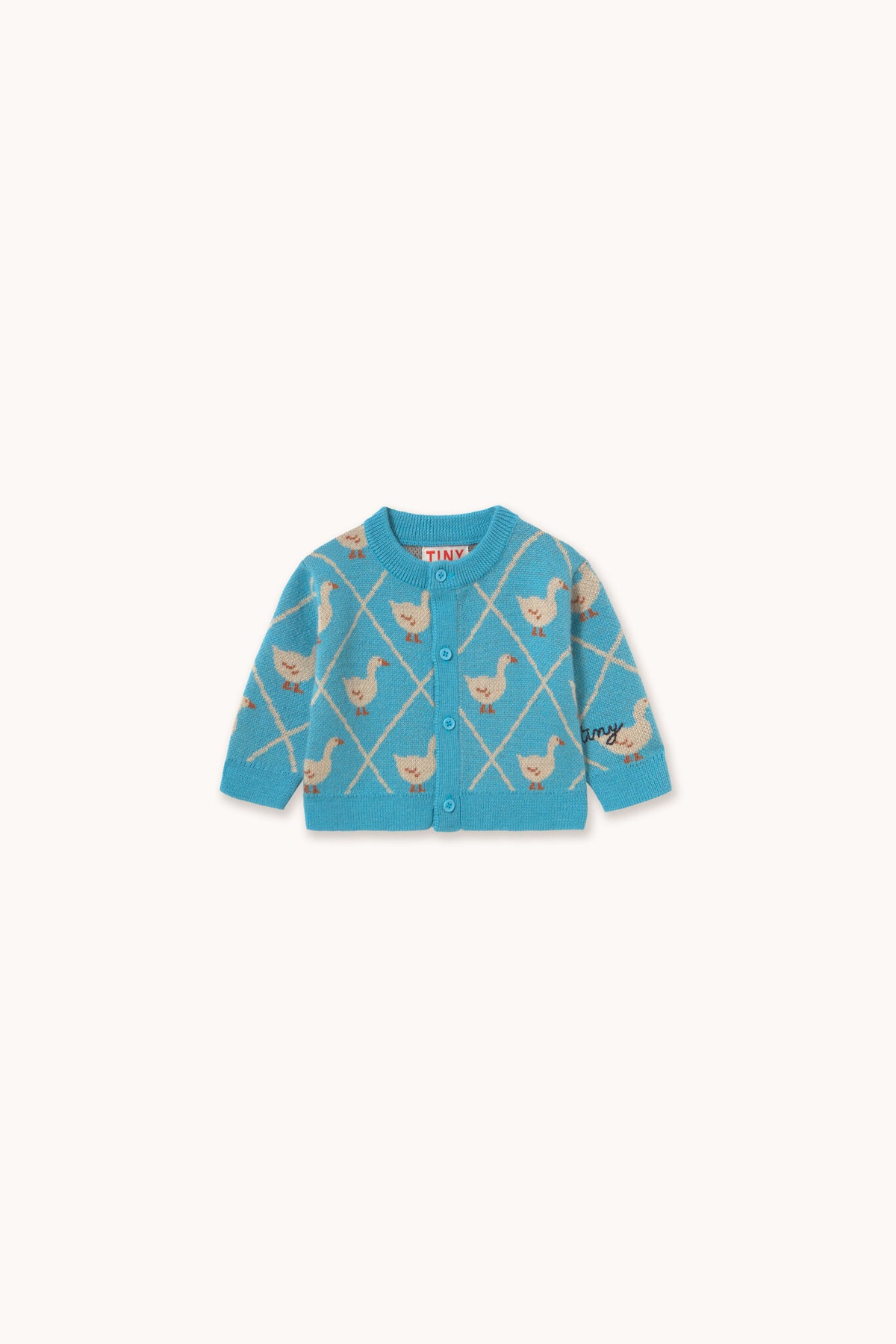 SWANS BABY CARDIGAN