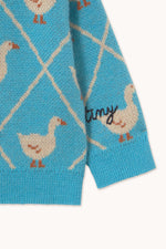SWANS BABY CARDIGAN