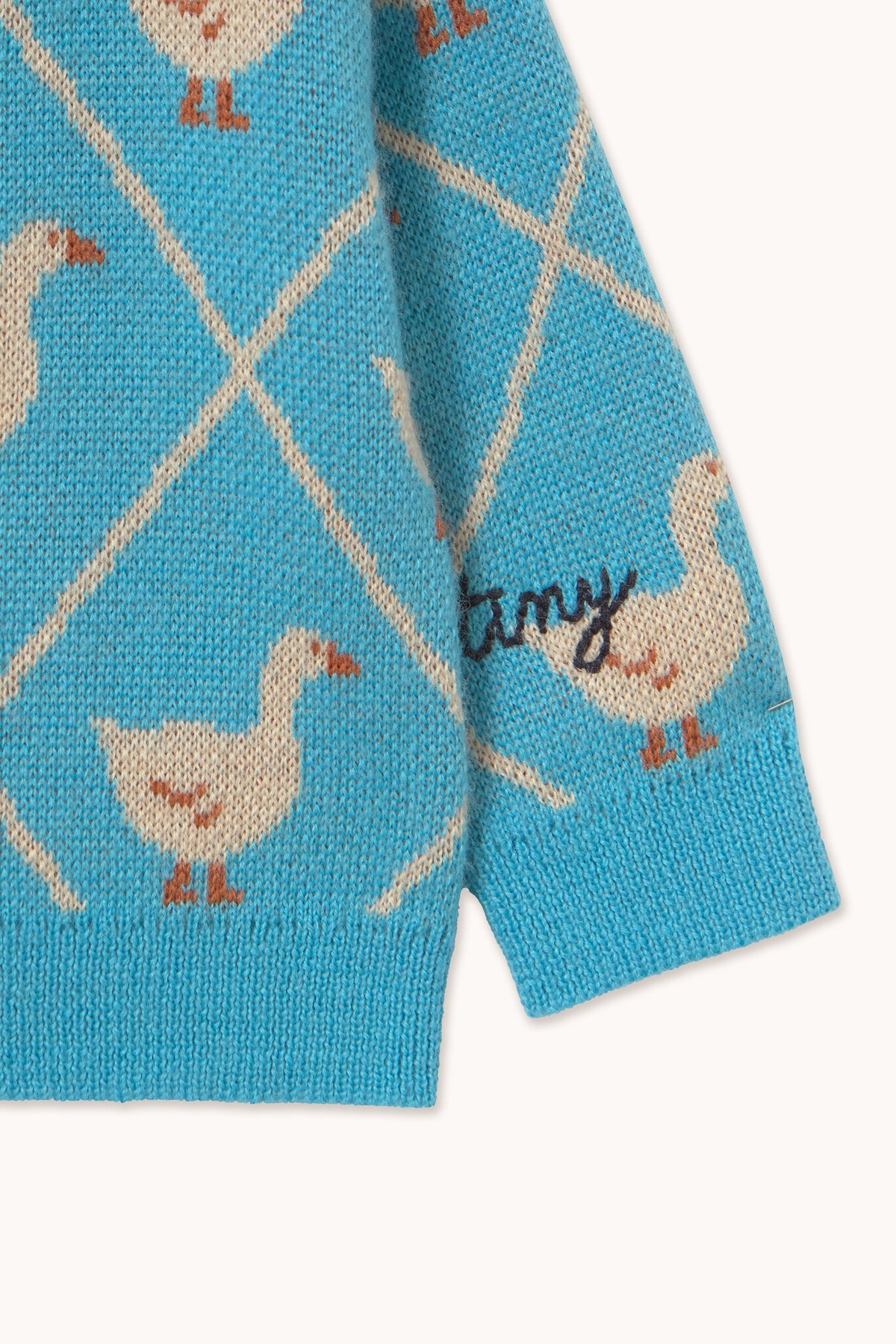 SWANS BABY CARDIGAN