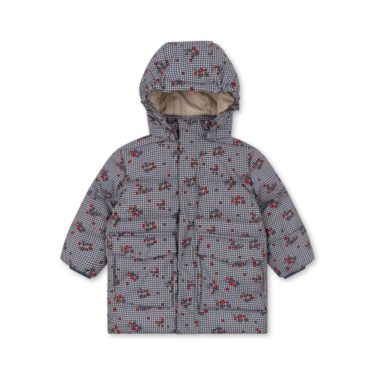 NUTTI DOWN JACKET BLOSSOM CHECK