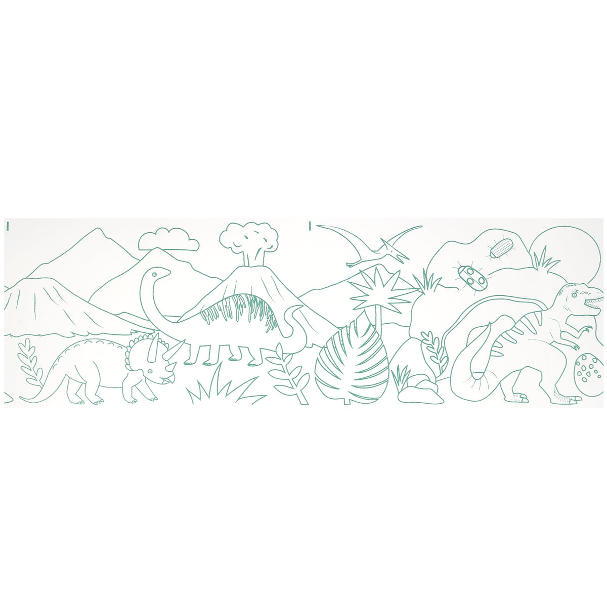 Dinosaur colouring roll