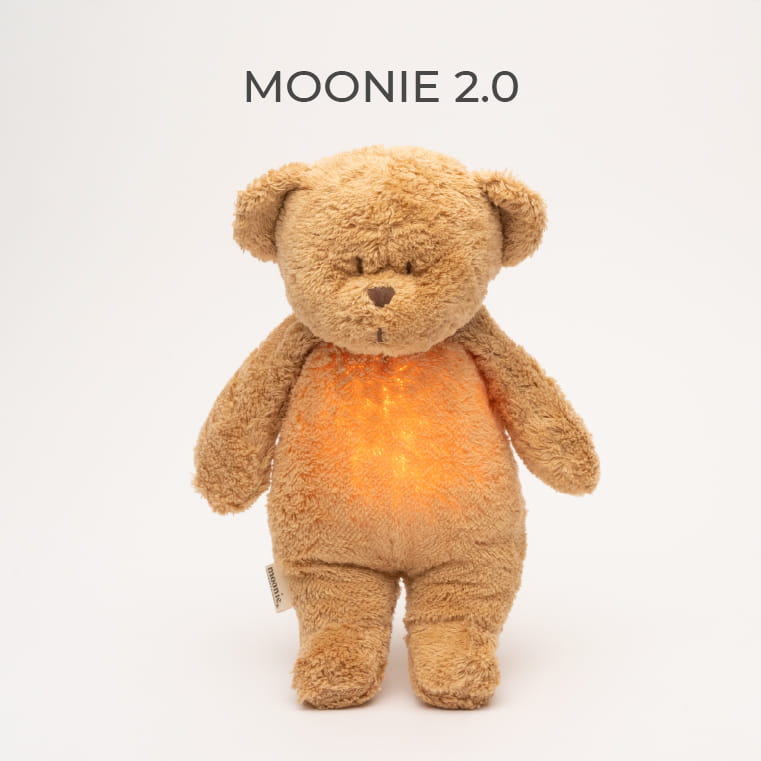 MOONIE ORGANIC HUMMING BEAR - CAPPUCCINO