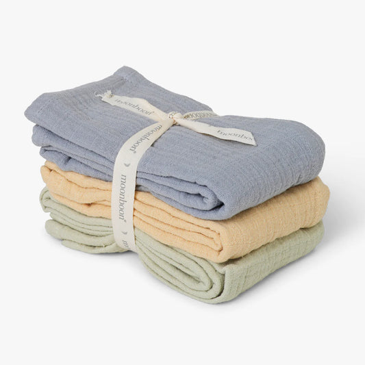 ORGANIC MUSLINS (4 PACK)