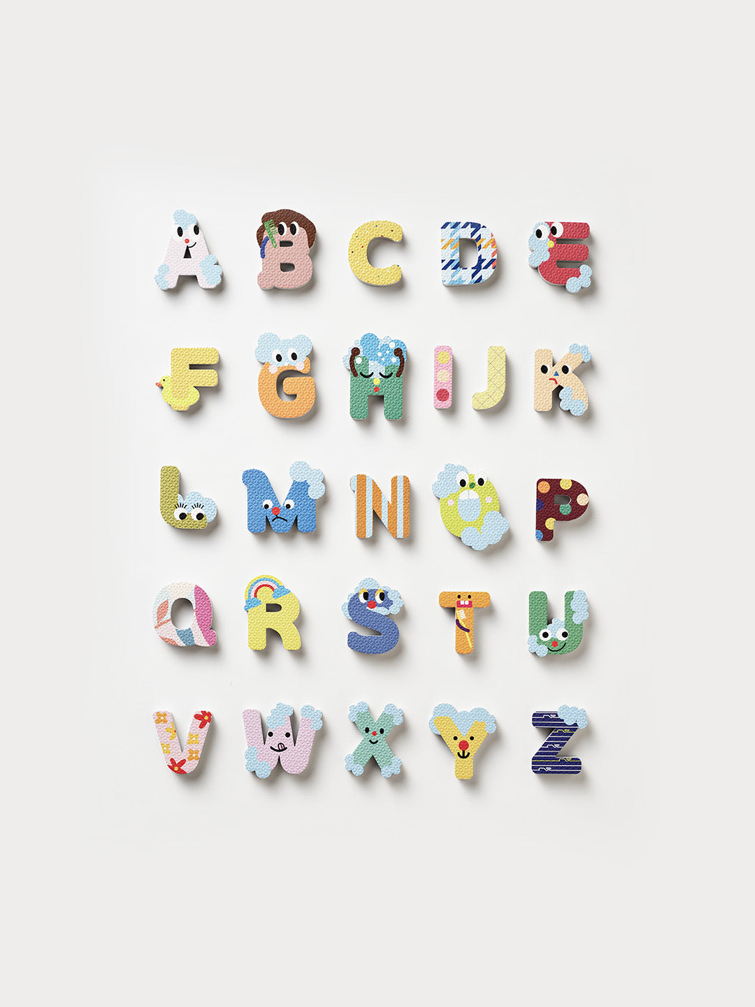 CREATIVE PLAY BATH STICKERS & POSTER SET – ALPHABET