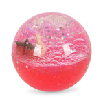 Glitter Water Ball - Cherry detail