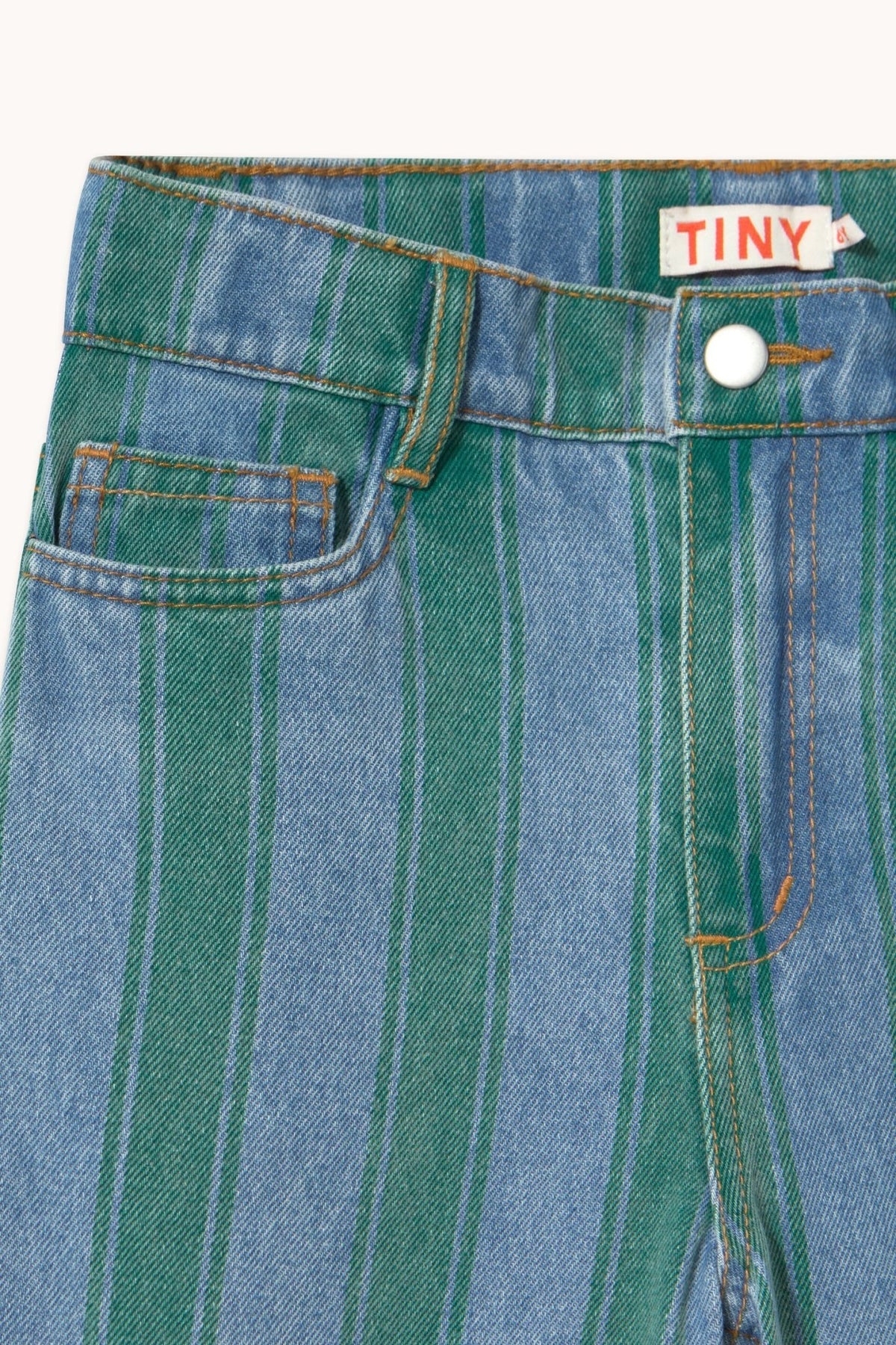 RETRO STRIPES STRAIGHT DENIM PANT