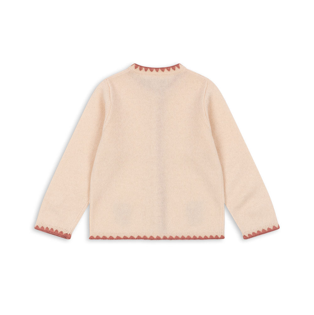 Konges Sløjd Collette Cardigan Rosey embroidery
